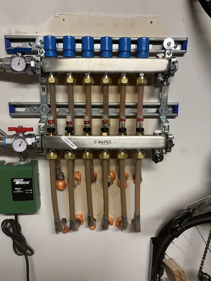 Plumber performing Leak Detection at a residential property in Farr West